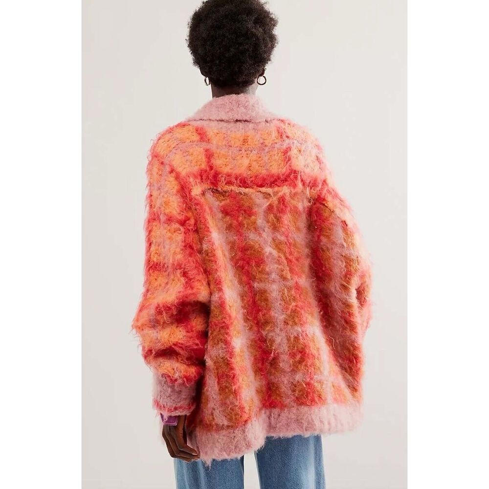 New Free People Harper Cardi Cinnamon Spice Sweater Cardigan Sz  Xs/S - Picture 3 of 9